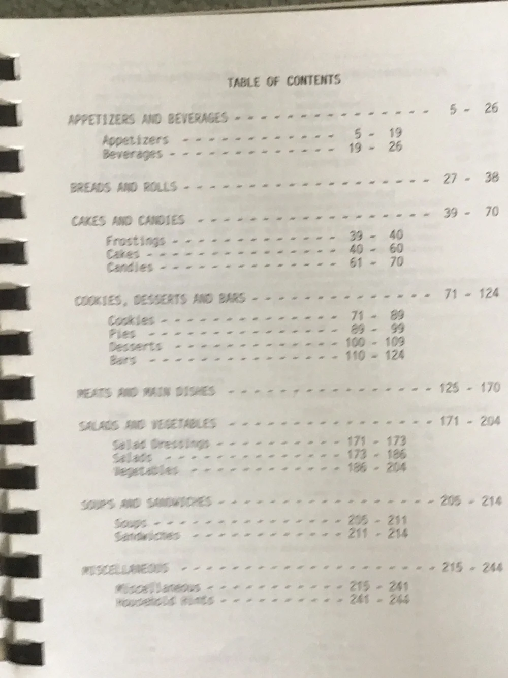 1986-1987 - White and Black Spiral Recipe Book